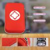 Compact Red First Aid Kit Lightweight Essentials for Hiking Travel Camping