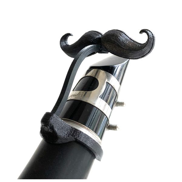 Clarinet-Stache - Clip-on Mustache for Clarinet