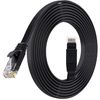 CAT7 Patch Cable 10 m, Black, High Speed, Shielded, Ideal for Data Networks and Video Transmission.