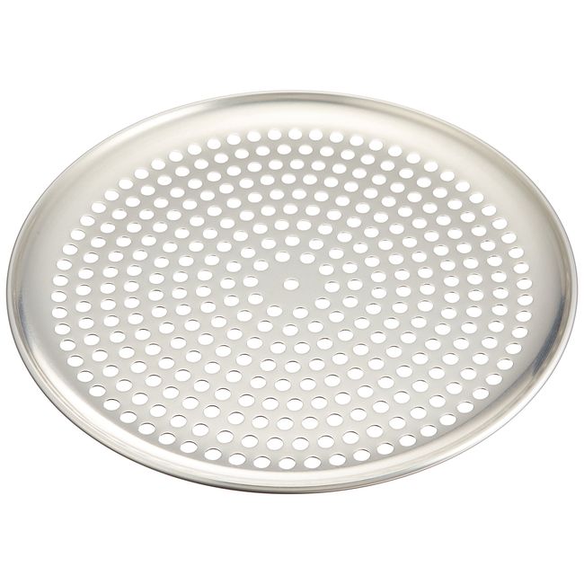 Endoshoji GPZ3704 TKG Pizza Pan, Commercial Use, Perforated Hole, 11.8 inches (30 cm), Aluminum, Made in China, Silver