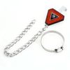 uxcell Car Red Reflector Anti Static Strap Earth Belt Adjustable 65mm Ring