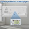 WallarGe 14.5'' Large Digital Wall Clock Battery Operated with Jumbo Numbers,...