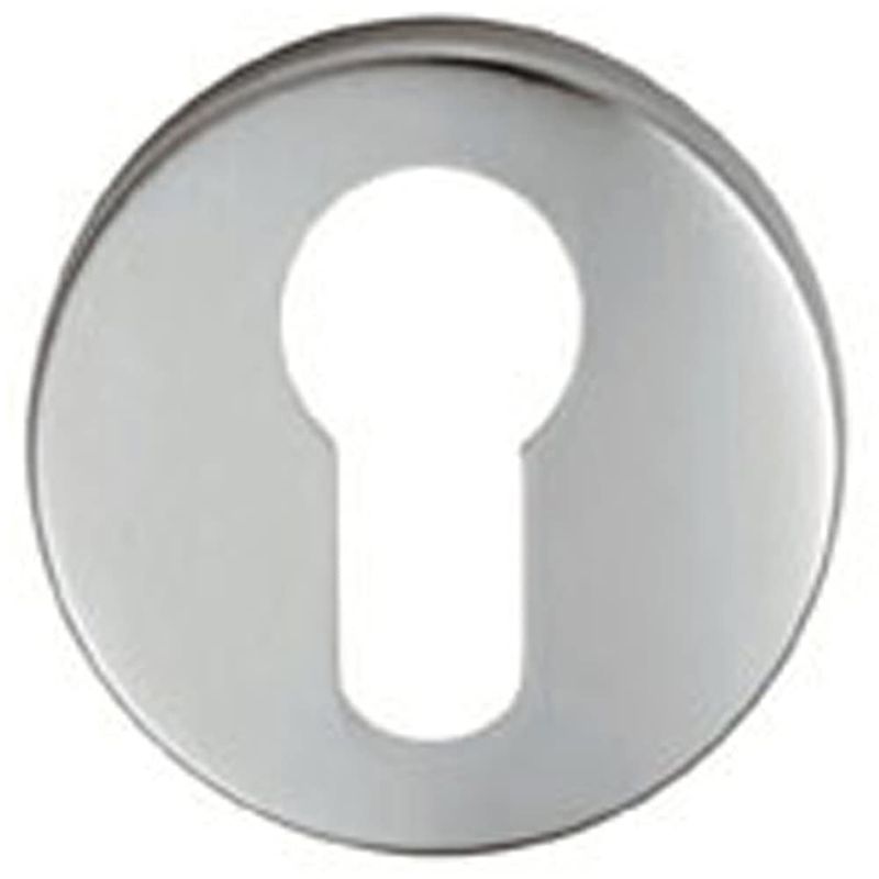 52mm Euro Profile Open Escutcheon - 8mm Depth - Concealed Fix - Satin ...