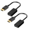 DisplayPort HDMI Converter Cable 2 Pack Adapter DisplayPort to HDMI PC Convenient