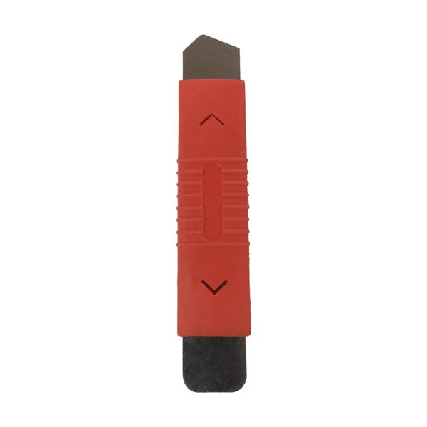 Screen lens opening tool & electronics spudger prying blade thin metal with silicone grip handle | ZedLabz