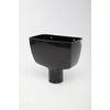 POLYPIPE RR130 Black Standard Hopper Head for 68mm downpipe System