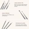 Professional Blackhead Remover Set Stainless Steel 11 Heads Tools