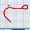 Supplying Demand OTH-1 One Trip Hook with 3/16 Inch Control Rope