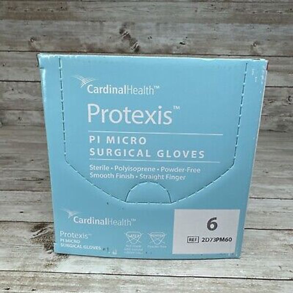 Protexis PI Micro Surgical Gloves Cardinal Health Sterile, Size: 6 Exp: 02/26