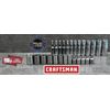 CRAFTSMAN TOOLS 26pc Short & Deep 1/4 METRIC MM 6pt ratchet wrench socket set
