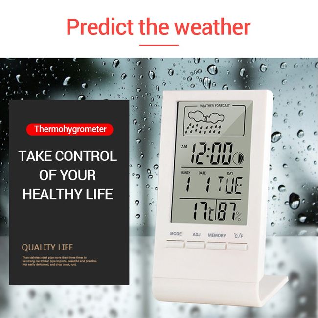 Newest Indoor Outdoor Temperature Thermometer, Min and Max Records for  Home, Office, Greenhouse Wholesale - China Temperature and Humidity Gauge,  Indoor Outdoor Temperature