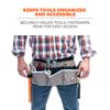 Arsenal 5706 Canvas Waist Tool Apron with 13 Pockets, Gray