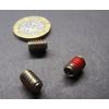 Stainless Steel Self Lock Set Screw, Nylon Patch, Cup, 1/4"-20 x 3/8" Long 20 pc