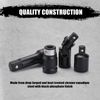 18 PCS Drive Tool Accessory Set Premium CR-V Steel Includes Socket Adapters