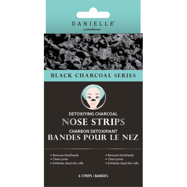 Danielle Detoxifying Charcoal Nose Strips, 8 Piece - D76100