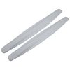 Partuto 2 Pcs 40cm Carbon Fiber Pattern Car Bumper Guard Strips - PVC Gray