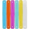 Cllayees 6 Pcs Travel Toothbrush Case Holder, Breathable Portable Toothbrush Container, Multiple Color Clear Toothbrush Holder for Home Trip Camping