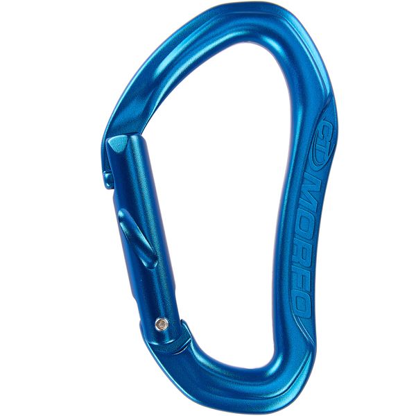 Climbing Technology Uni Morfo S Straight Gate Karabiner, Blau, Einheitsgröße