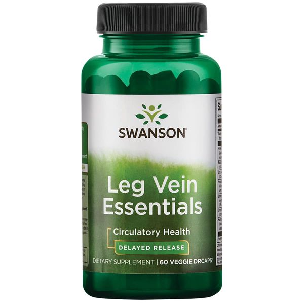 Swanson Leg Vein Essentials - Delayed Release - 60 Veg Capsules