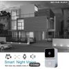 Smart WiFi Doorbell with Built-in Battery - Wireless Security Camera Gray Color