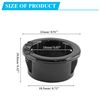 Bonsicoky 50 Pcs Black Snap Bushing 3/4" Mounting Diameter, Plastic Snap Bushing for Cable Hose Wire