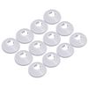 12 Pack Plastic Radiator Pipe Covers Pipe Collars for 15 mm Diameter Pipe (White)
