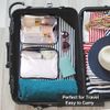 Clear Toiletry Bag Travel TSA Approved, Kememo 3PCS Portable Makeup Bag with Zipper Waterproof Wash Bag Quart Size Bag Carry on Airport Airline Compliant Bag for Men Women, Black