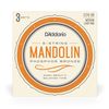 D'Addario Mandolin Strings, Phosphor Bronze, EJ74-3D, Medium Gauge 11-40, 8-String Set, Pack of 3