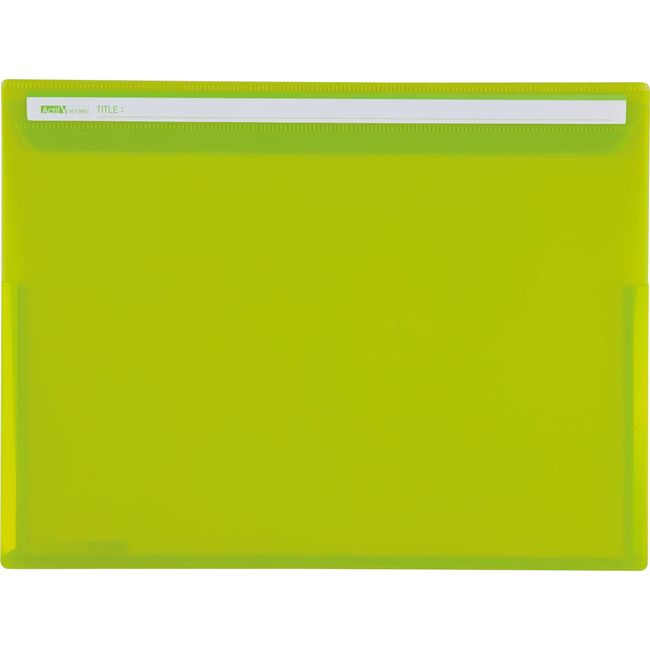 Shinseki Say akutexihu V Flip File A4 horizontal Light Green Act – 5901 – 33