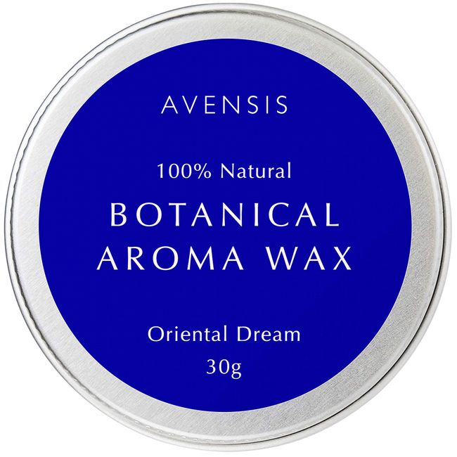Avensis Organic Hair Wax & Hand Cream, 100% Naturally Derived Ingredients, BOTANICAL AROMA WAX, 1.1 oz (30 g), Oriental Dream
