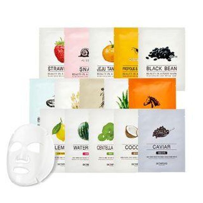 SKINFOOD - Beauty in a Food Mask Sheet 1pc (23 Flavors)