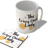 McMug - The Crazy Chicken Lady - Mug and Coaster Set, Ceramic, 11fl.oz.