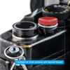 PATIKIL Camera Shutter Button Set of 3 Copper Camera Buttons with Knobs for DSLR/SLR Cameras, Dark Red