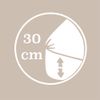Duquennoy & Lepers - Fitted Sheet 30 cm - Percale 80 Thread Count - 90 x 190 cm, White