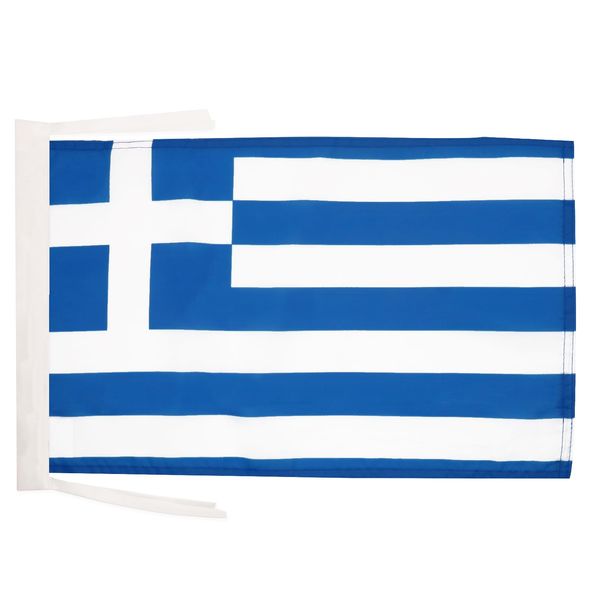 AZ FLAG - Flagge Griechenland - 45x30 cm Mit Kordel - Griechische Fahne 30 x 45 cm - Flaggen