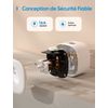 Meross WiFi Plug Socket (Type E) Smart Socket Compatible with Alexa, Google Home and SmartThings 4 Pack French Socket Programmable with Remote Control