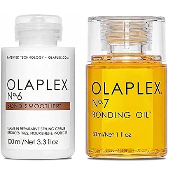 Olaplex No. 6 Bond Smoother 100ml + Olaplex No.7 Bonding Oil, 30 ml