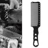 Barber Comb Wide Tooth Comb Cutting Comb Professional Clipper Combs Flat Top Comb Hairdressing Combs Barber Styling Tool(Black)