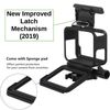 micros2u Frame Mount Compatible with GoPro Hero 7/6/5/(2018) Black Action Camera Top Open Protective Housing Case with Quick Release Bracket