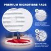 KEEPOW Spin Mop Head Replacement for Vi-le-das Spin and Clean Mop, Washable Mop Pads Compatible with Mop Head Replacement (3 Pack)