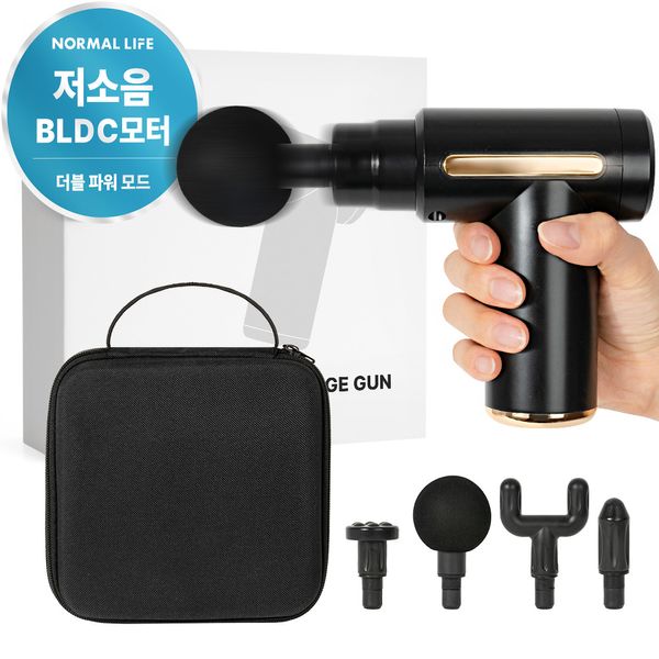 Normal Life Premium High Power Wireless Electric Massage Gun + Exclusive Bag, SM-001