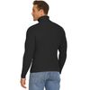 COOFANDY Men's Ribbed Slim Fit Knitted Pullover Turtleneck Sweater, Large, Black