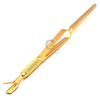 G.S ACRYLIC NAIL PINCHER TOOL MULTI FUNCTION CUTICLE PUSHER TWEEZER MAGIC WAND GOLD