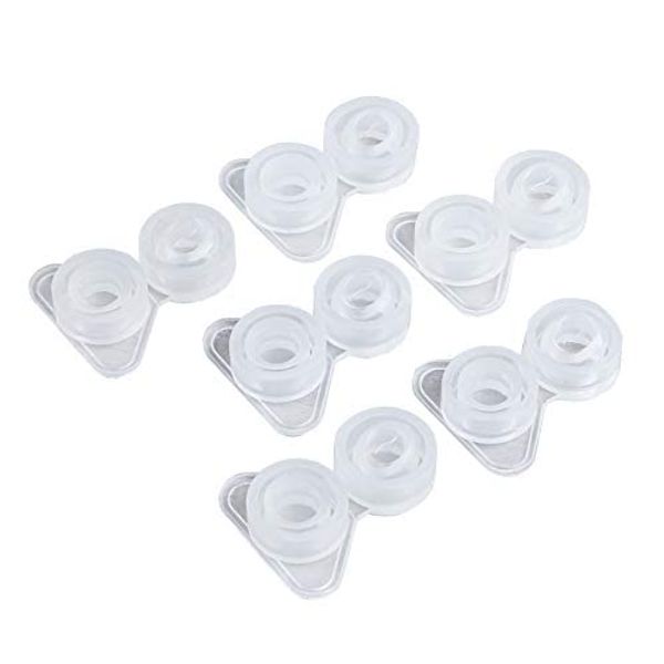 Re-Play Replacement Valve for Sippy Cups, Pack of 6 - One Piece, Easy to Clean Valve Made from Food Grade Silicone