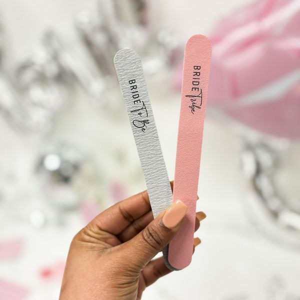 Pink Bride Tribe Nail Files - Pack of 11