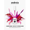 Andreia Semi-Permanent Nail Gel Polish for UV/LED Lamp - Intense Shine and 4 weeks Lasting French Manicure Nail Gel Varnish - Colour 218 White - Shades of Clear - 10.5 ml