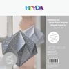 HEYDA Paper for Folding, Origami"Crystal", White/Silver