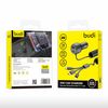 BUDI 35W Car Charger Spring retractable 3in1 cable