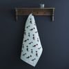 Sweet William Liver & White Springer Spaniel Tea Towel