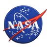 Embroidered Iron Patch (NASA) Round Blue White Red Nasa Patch Applique Rocket Space